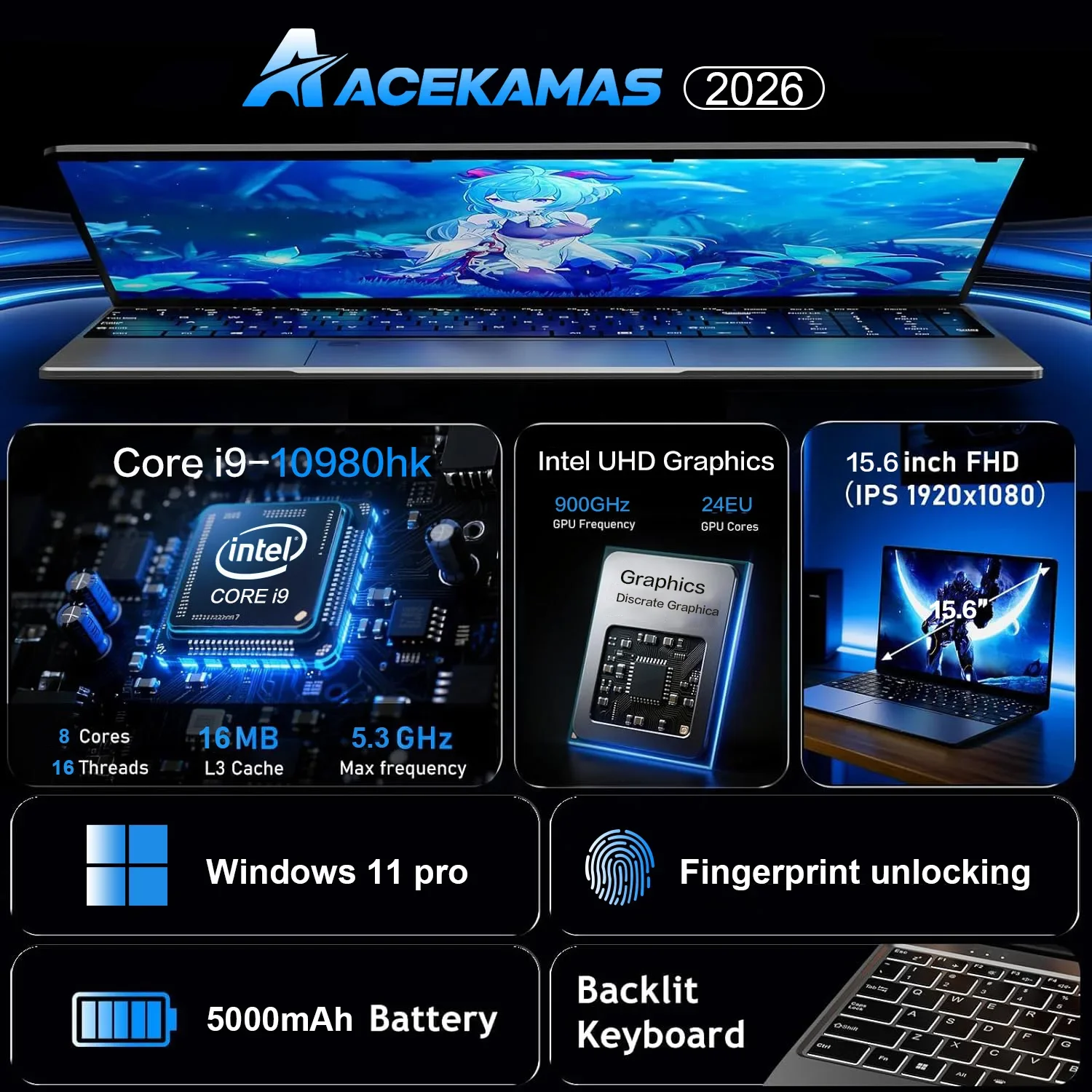 15,6 inch draagbare laptop met - Ssd 1Tb recensie en prijs